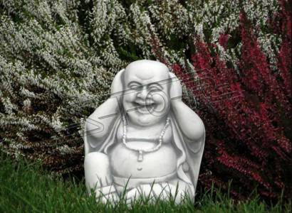 Happy Buddha Statue Figur Garten Figuren Statuen Skulptur Skulpturen